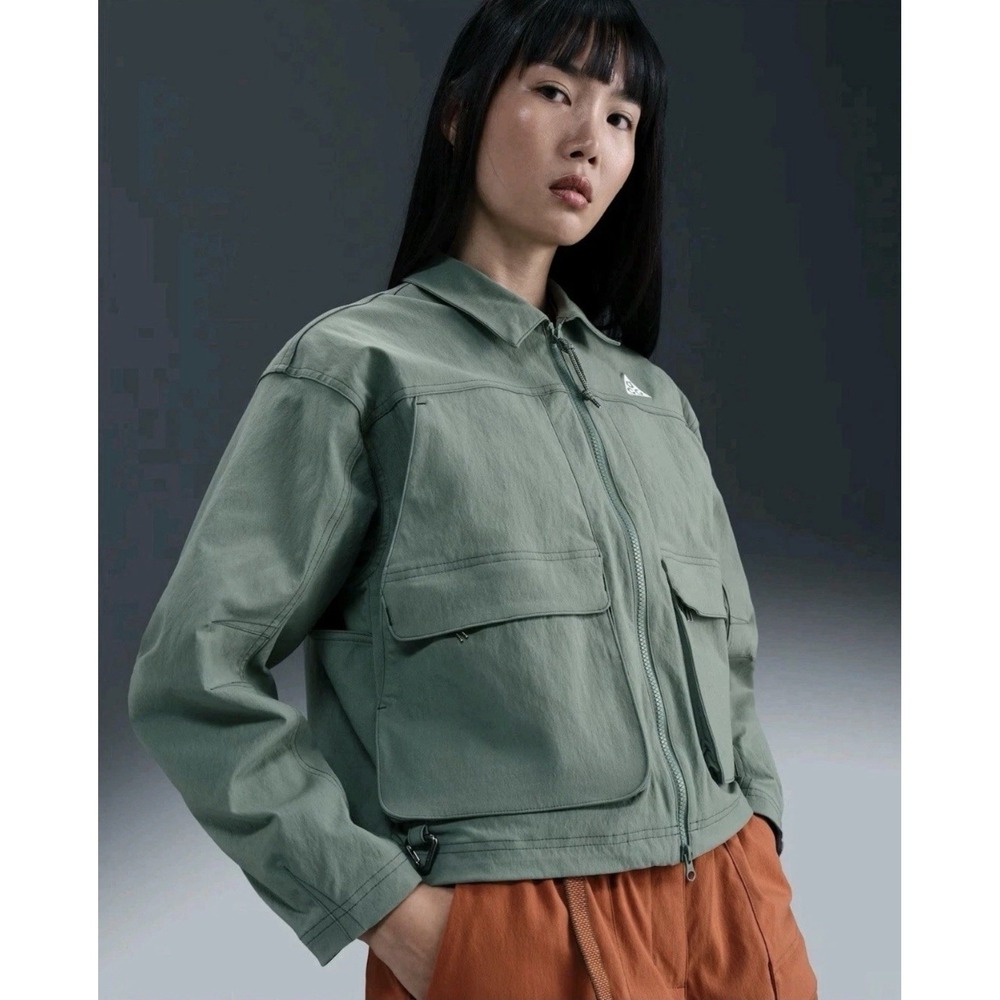 Nike ACG UV Smith Summit Jacket Women's Size Small Clay Green HV0583-364